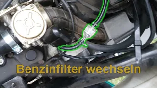 Benzinfilter wechseln am 4 Takt Chinaroller JINLUN