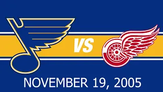 Blues Highlights: Blues at Red Wings: November 19, 2005