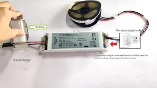 How to realize the connection and dimming of 5 in 1 Dim CV LED Driver and different light strips