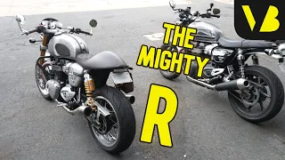 Riding a friend's Thruxton R – How does it compare with the Speed Twin?