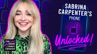 Sabrina Carpenter's Phone Unlocked