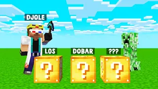 BORIM SE PROTIV 3 NAJJACA CUDOVISTA U MINECRAFTU ! | LUCKY BLOCK