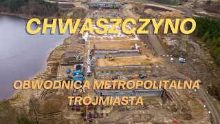 Obwodnica Metropolitalna Trójmiasta - Węzeł Chwaszczyno 16.03.24 | 4K | dji mini 3 pro | cinematic