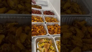 I surprise my friends 200 chicken wings for lunch!#viral #cooking #asmr