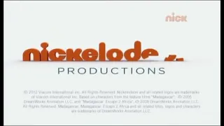 DreamWorks Animation SKG™/Nickelodeon Productions (2012 PAL, Speedup)