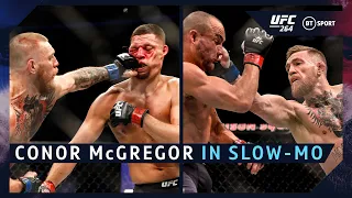 Conor McGregor in Super Slow-Mo! Best Knockouts, Action and Celebrations!