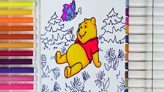 Drawing Winnie the Pooh | Рисуем Винни-Пуха