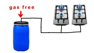 How to use free gas from garbage