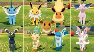 Pokémon Sword & Shield - Eevees Cute Scenes (1/2)