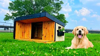 How to build a luxury dog house.