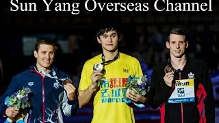 【Sun Yang】‎쑨양‬ 孫楊 ‬CCTV 2013 Barcelona FINA World Championships Men's 800 Freestyle Final (Eng,Sub)