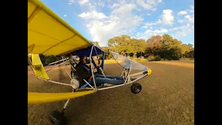 Alina Flying at Sunset