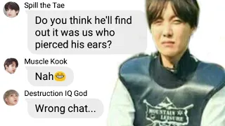 BTS Texts- WhO pIeRcEd HoBiS eArS?