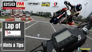 Lap of Llandow Karting *** Hints and Tips *** 50sec lap *** Symoto Pit Bike ***