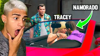 ESCONDI CÂMERAS NA CASA E A TRACEY FEZ ISSO NO GTA 5!!!!!