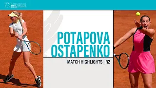 Jelena Ostapenko - Anastasia Potapova | ROME R64 - Match Highlights #IBI24