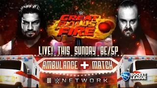 Roman Reigns battles Braun Strowman in an Ambulance Match this Sunday