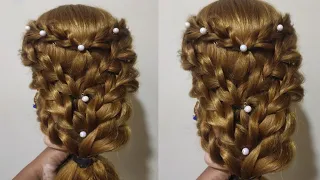 Princess hairstyle || Princess hairstyle for short hair