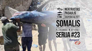 Ryklių medžioklė Somalyje ir Mogadišo miestas – turtingą miesto istoriją keičia griuvėsiai