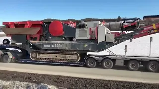 Transport av Sandvik UJ440i