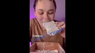 Huge Chunk Crunch asmr #мел #мукбанг #глина #хруст #хруст мела