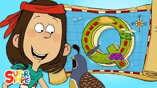 A Quirky Quest on "Q" Island | Captain Seasalt And The ABC Pirates