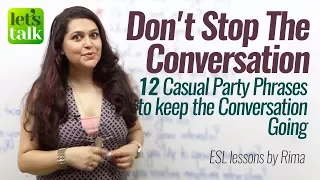 Casual Party Conversation Phrases to Speak fluent & Confident English – Free English Lessons