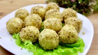 Сырные шарики . Пикантная праздничная закуска. Новогоднее меню 2022 / Cheese balls. Eng sub