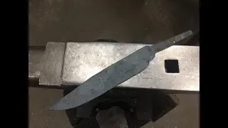 Jim Crowell Forging a Hidden Tang Knife