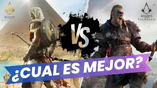 ORIGINS 🆚 VALHALLA ¿Qué ASSASSIN'S CREED es MEJOR?