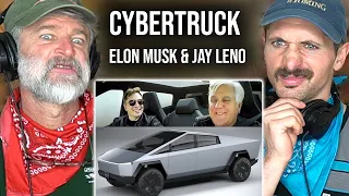 Montana Guys React To The 2021 CYBERTRUCK - ELON MUSK & JAY LENO