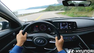 2021 Hyundai Elantra Self Driving POV | First Look and Impressions