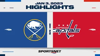 NHL Highlights | Sabres vs. Capitals - January 3, 2023