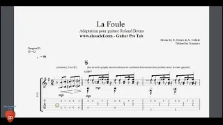 La Foule - Guitar Pro Tab