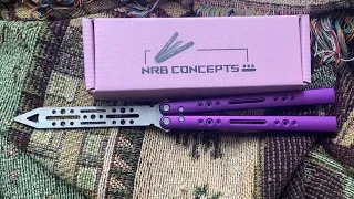 Nrb vortex unboxing. Balisong flipping.