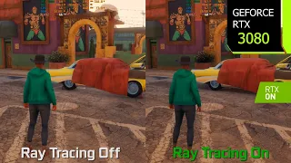 Saints Row PC Ray Tracing On vs Off - Graphics/Performance Comparison | RTX 3080 4K Ultra Settings