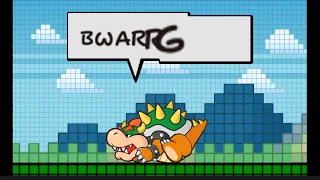 Super Paper Mario - Bowser Skip Attempt