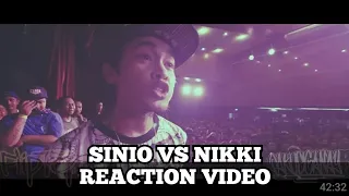 FlipTop - Sinio vs Nikki PRODUCER REACTION
