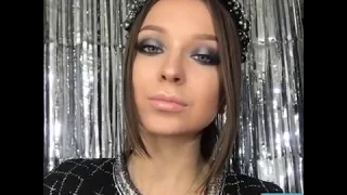 Видеоурок: серебристые smokey eyes