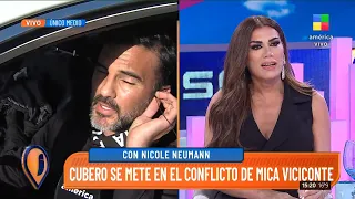 Fabián Cubero habla de la guerra entre Mica Viciconte y Nicole Neumann