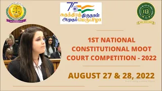 1st National Constitutional Moot Court Competition - 2022 by SLC and ILE. Promo Video 3