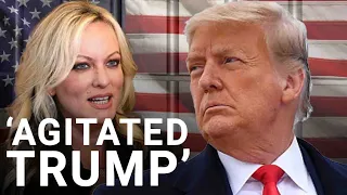 Trump trial: Stormy Daniels leaves Trump ‘agitated’ | Alistair Dawber