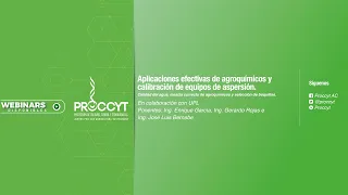 Webinar: Aplicaciones efectivas de agroquímicos y calibración de equipos de aspersión
