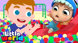 Play Safely At The Playground | Playtime Song | Little World Kids Songs & Nursery Rhymes