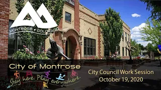 October 19, 2020 City Council Work Session