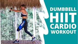 Dumbbell HIIT Cardio | 18 Minute Home Workout | Ashley FREEMAN