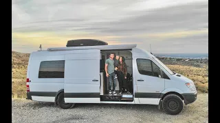 VAN LIFE TOUR | Family of Three DIY Sprinter Van Conversion