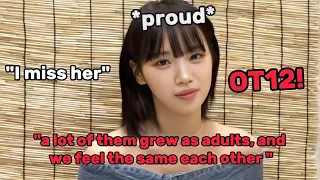 Chaewon feels proud talking about IZONE members