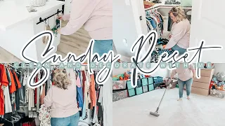 SUNDAY RESET // CLEAN AND ORGANIZE WITH ME // WEEKLY CLEANING // CHARLOTTE GROVE FARMHOUSE