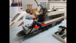 LEGO City Train 60051 Скоростной Белый Пассажирский поезд